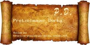 Pretzelmayer Dorka névjegykártya